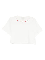 Forte Forte Embroidered cotton t-shirt