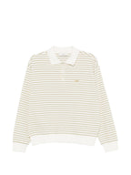 Dunst Striped cotton polo shirt