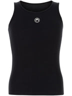 Marine Serre Moon cotton tank top