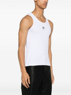 Marine Serre Moon cotton tank top