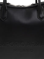 حقيبة كتف من الجلد الناعم من مجموعة Emporio Armani Eagle Club Capsule