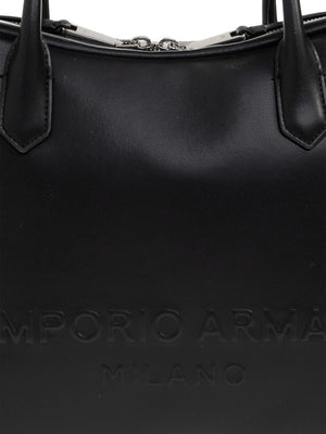 Emporio Armani Eagle Club Capsule Collection Soft Leather Shoulder Bag