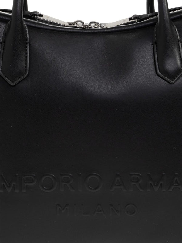 Emporio Armani Eagle Club Capsule Collection Soft Leather Shoulder Bag