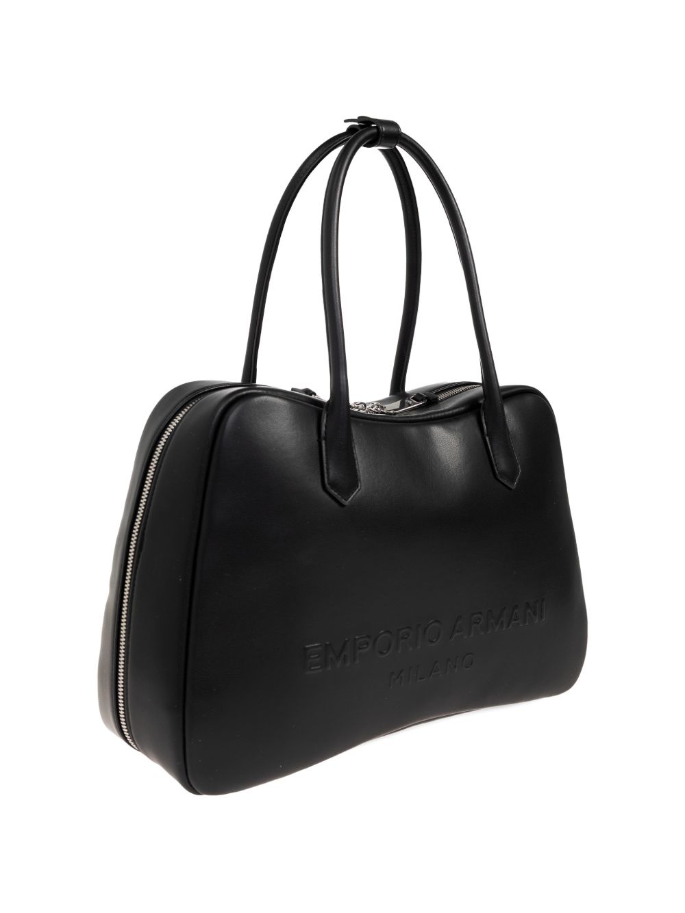 حقيبة كتف من الجلد الناعم من مجموعة Emporio Armani Eagle Club Capsule