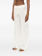 Ermanno Scervino Silk pajama trousers