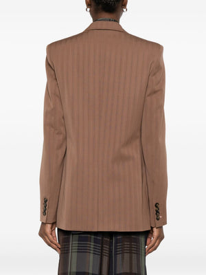 Stella McCartney Jackets Leather Brown