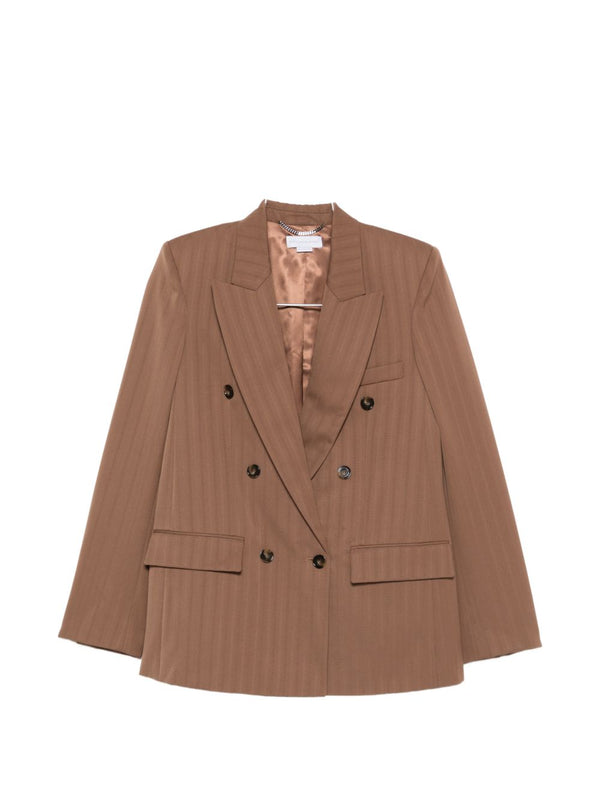 Stella McCartney Jackets Leather Brown