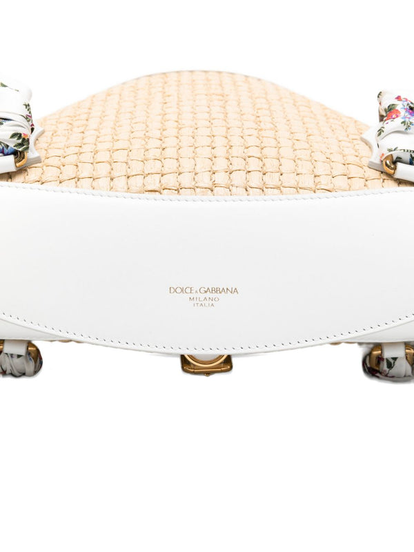 Dolce & Gabbana Floral-Handle Tote Bag