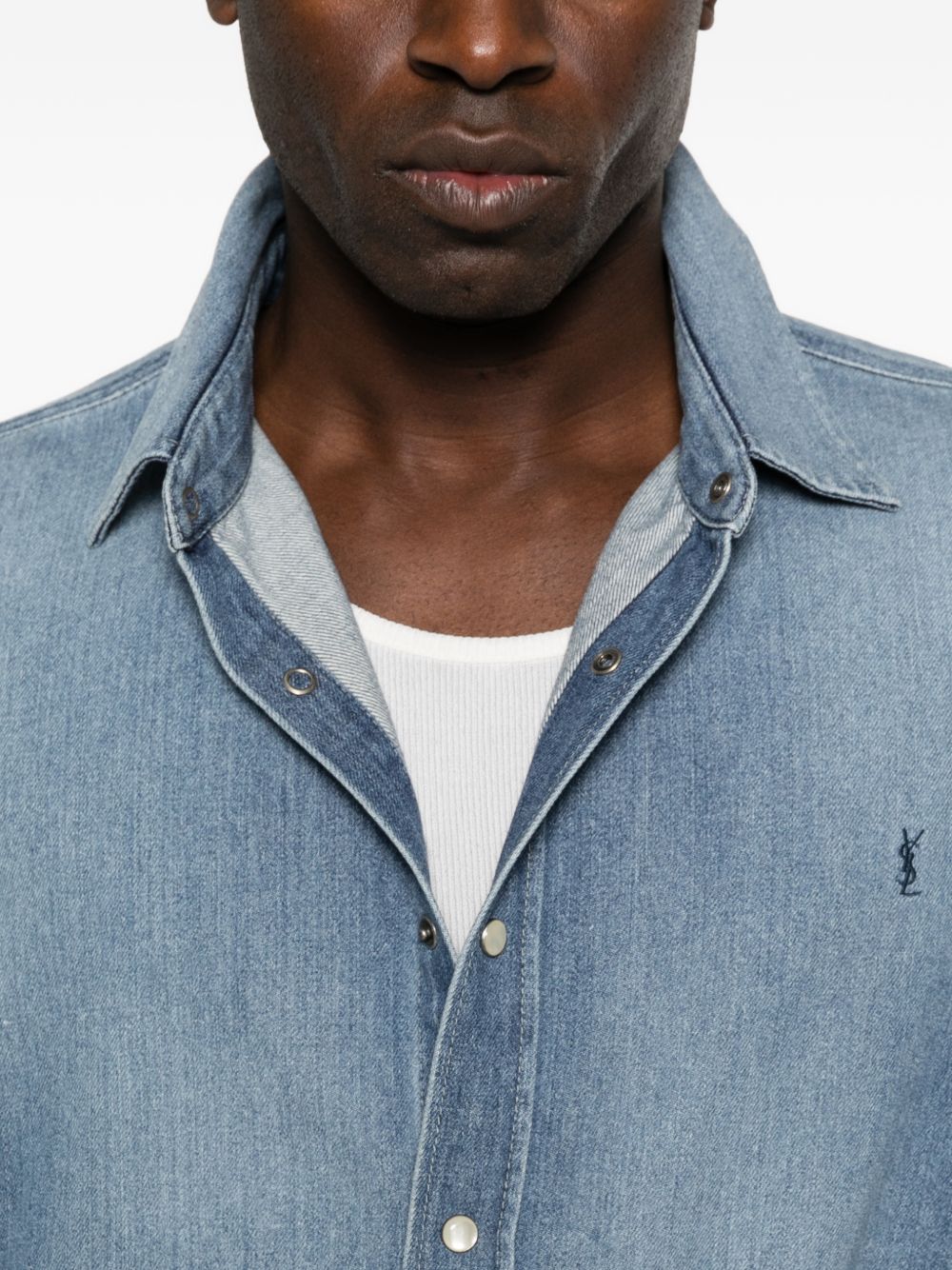 Saint Laurent  Shirts Blue