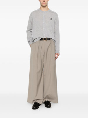 Maison Kitsuné Fox head patch cardigan