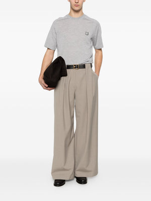 Maison Kitsuné Fox head fine merino short sleeve jumper