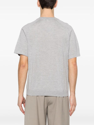 Maison Kitsuné Fox head fine merino short sleeve jumper