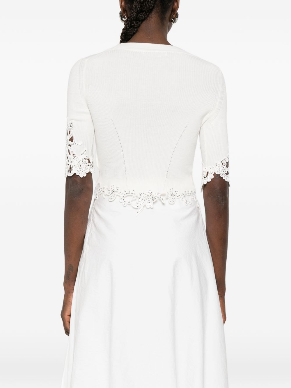 Ermanno Scervino كنزات أبيض