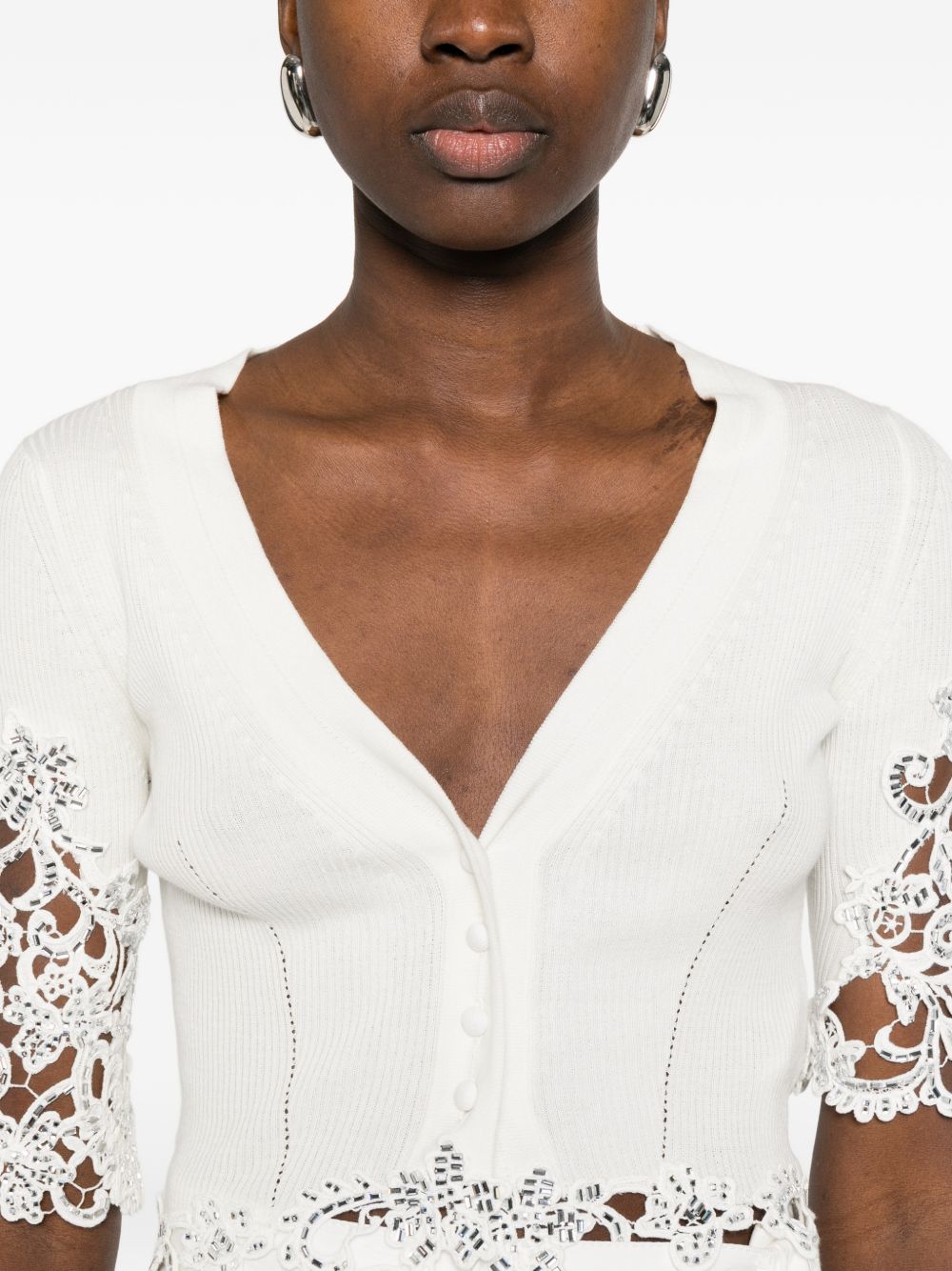 Ermanno Scervino كنزات أبيض