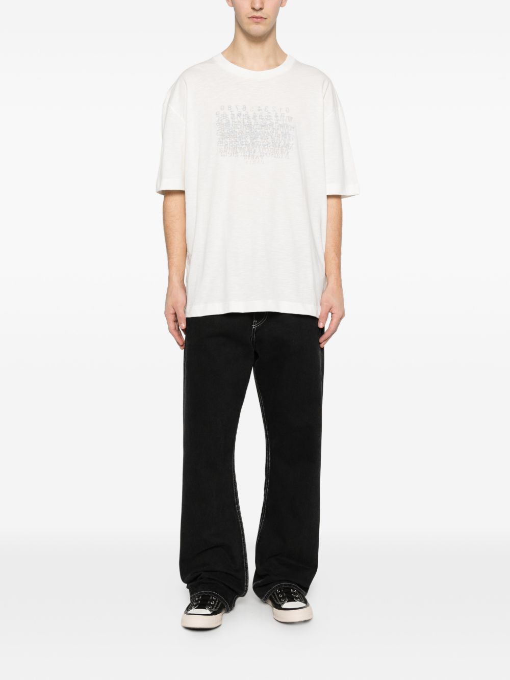 Maison Margiela T-shirts and Polos أبيض