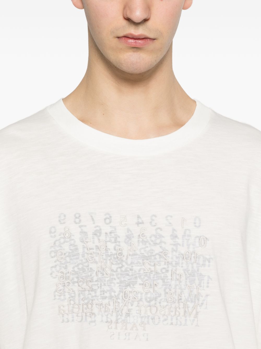 Maison Margiela T-shirts and Polos أبيض