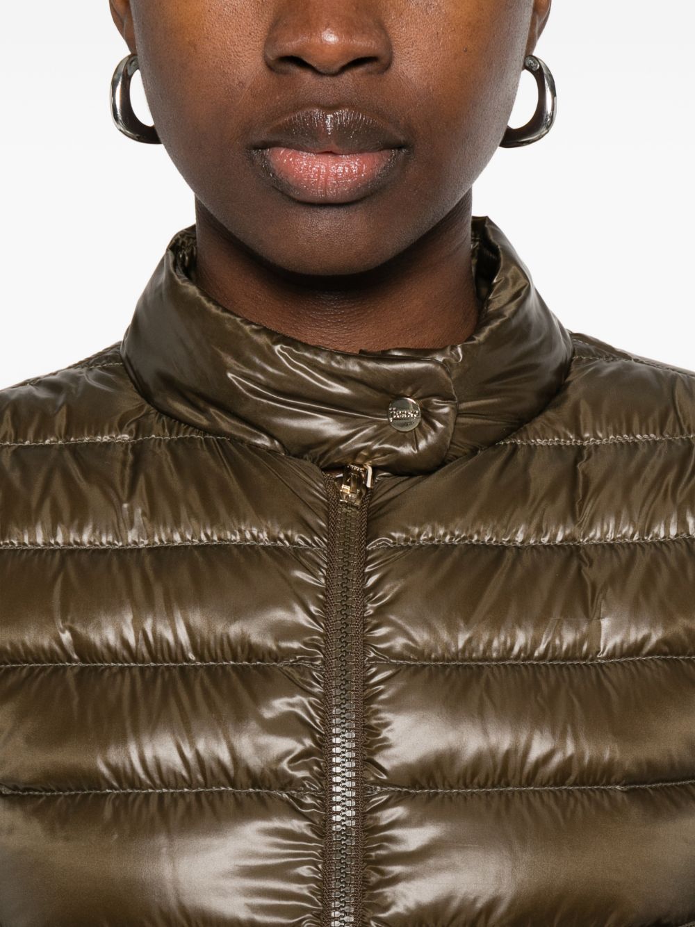 Herno Nylon short down jacket
