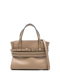 Moschino Tie Me small leather handbag