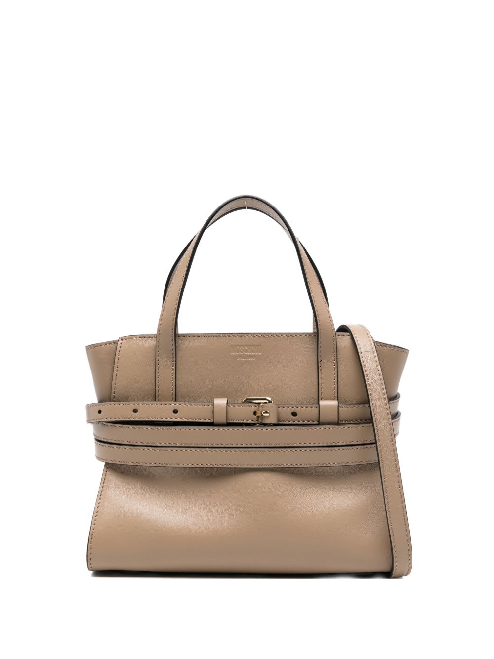 Moschino Tie Me small leather handbag