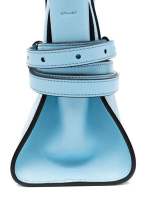 Moschino Tie Me small leather handbag