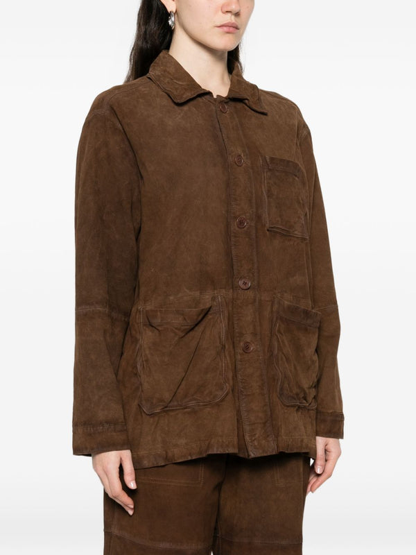 Parosh Jackets Leather Brown