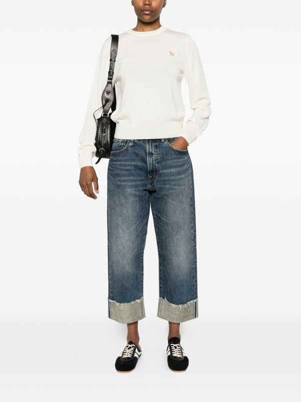 Maison Kitsuné Baby Fox wool crewneck jumper