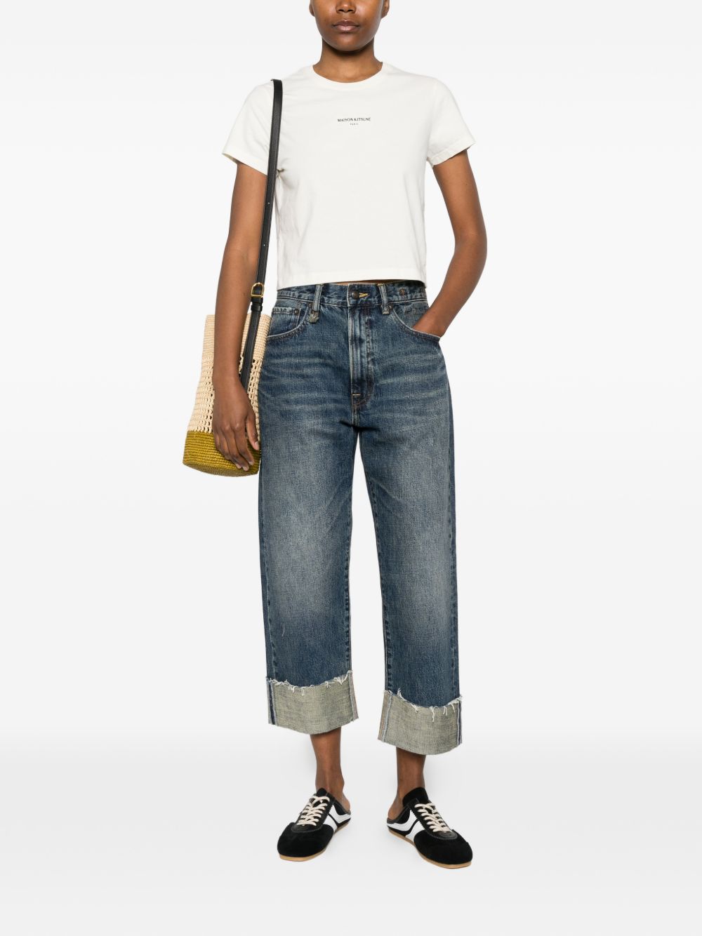 Maison Kitsuné Logo cotton t-shirt