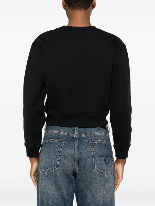 Maison Kitsuné cropped sweatshirt