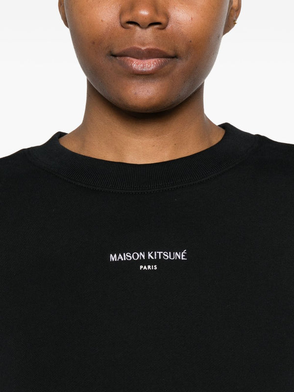 Maison Kitsuné cropped sweatshirt