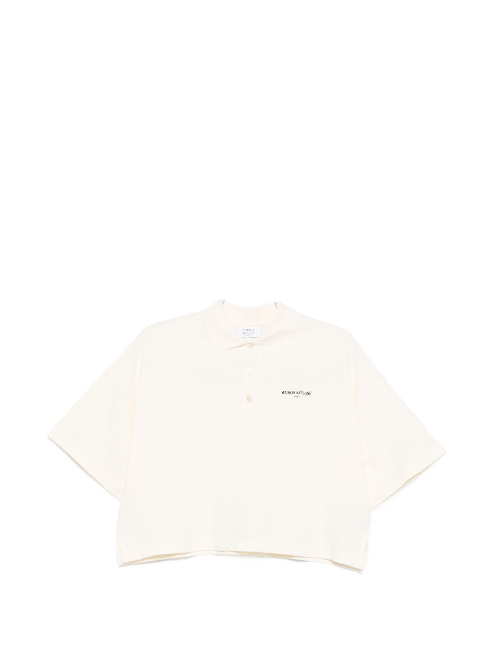 Maison Kitsuné Oversized cotton polo shirt