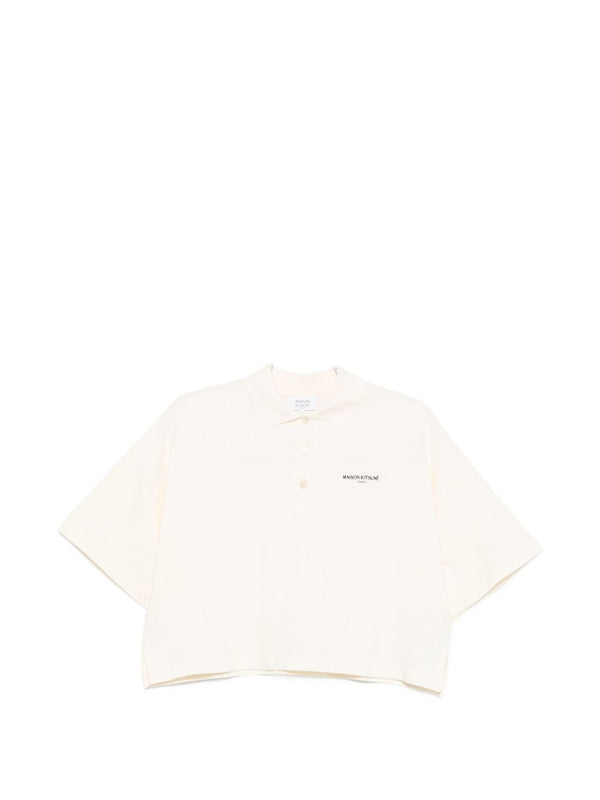 Maison Kitsuné Oversized cotton polo shirt