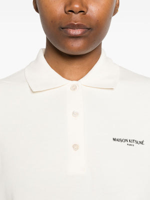 Maison Kitsuné Oversized cotton polo shirt