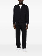 Emporio Armani Cotton zipped sweatshirt