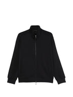 Emporio Armani Cotton zipped sweatshirt