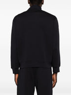 Emporio Armani Cotton zipped sweatshirt