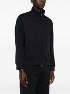 Emporio Armani Cotton zipped sweatshirt
