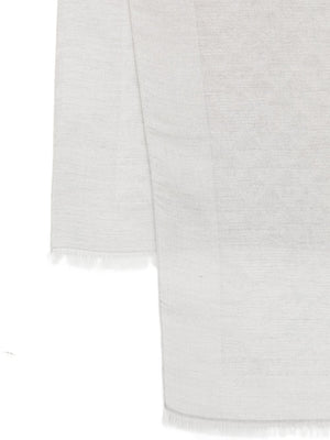 Emporio Armani Scarfs Light Grey