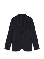 Emporio Armani Nylon single-breasted blazer