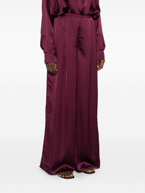 Norma Kamali Trousers Purple