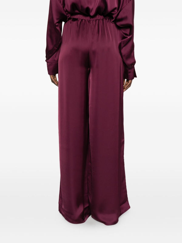 Norma Kamali Trousers Purple