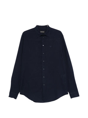 Emporio Armani Shirts Blue