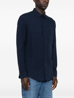 Emporio Armani Shirts Blue