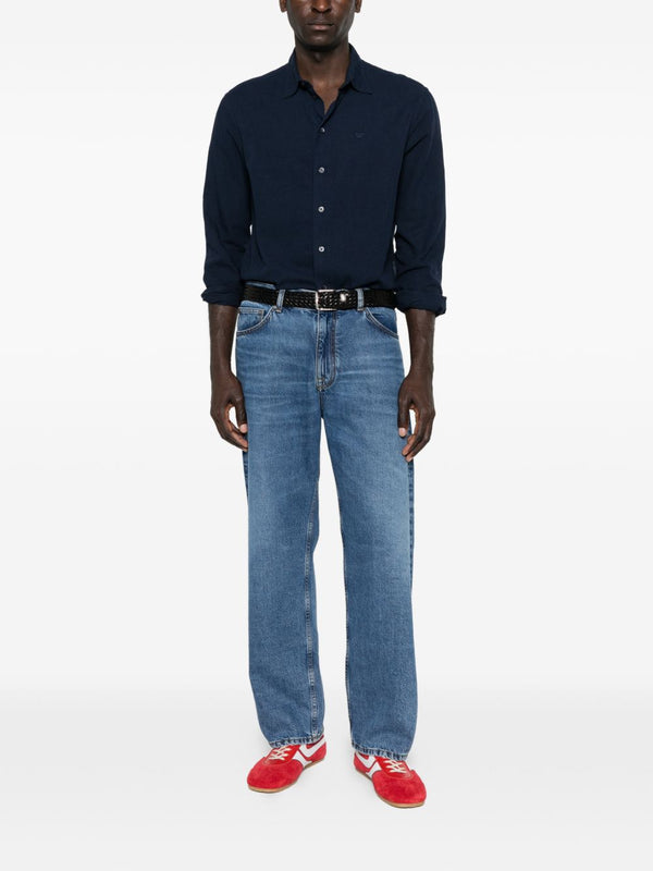 Emporio Armani Shirts Blue