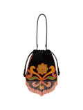 Etro Suede Kalispera Bag With Beads And Fringes