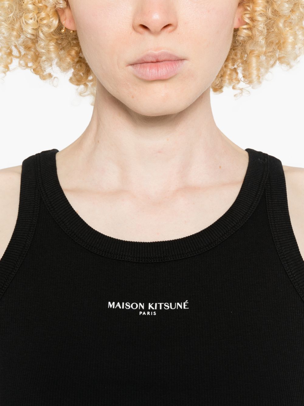Maison Kitsuné MAISON KITSUNE' توب أسود