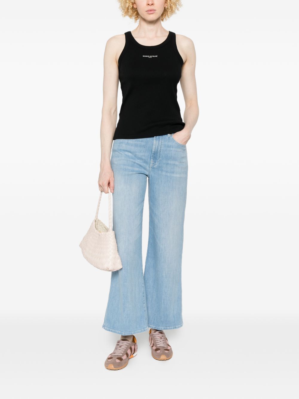 Maison Kitsuné MAISON KITSUNE' توب أسود