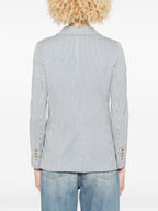 Circolo 1901 Striped double-breasted jacket