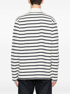 Junya Watanabe Striped cotton polo shirt