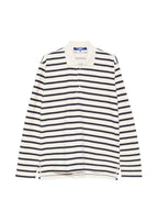 Junya Watanabe Striped cotton polo shirt