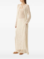 Fabiana Filippi Crochet midi dress